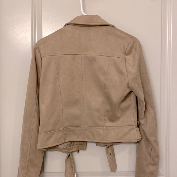 Biker jacket faux suede - Picture 3 of 3
